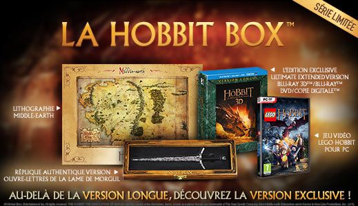 Le hobbit : La désolation de Smaug - Version Longue Coffret Évenement  uniquement disponible sur warnerbros.fr - CinéStarsNews.com