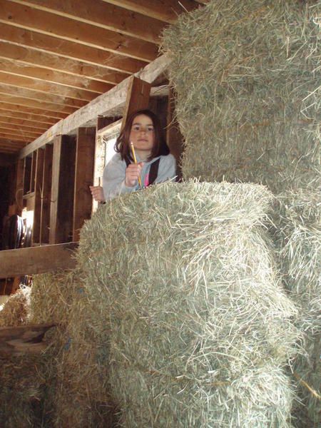 C'est elle qui avait la lourde responsabilité du filtrage des visiteurs de la ferme