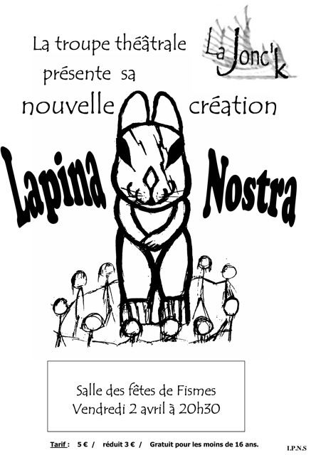 Affiche lapina nostra Fismes 02 avril 2010