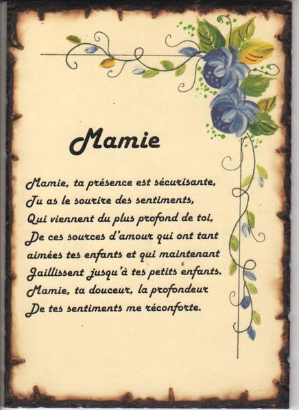 Pour Mamie, pour Papy - Atelier d'Evodie - Prénoms sur mesure - Poèmes  &amp; Proverbes sur mesure