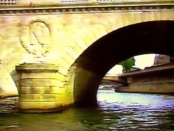 Les Ponts de Paris-Peintre Vancau-Alexandre III-2000-Bâteau