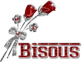 bisous roses rouges en cristal