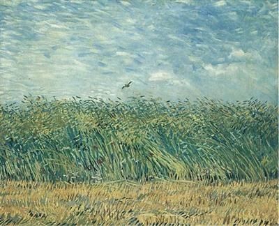 Champs de blé et alouette-Van Gogh