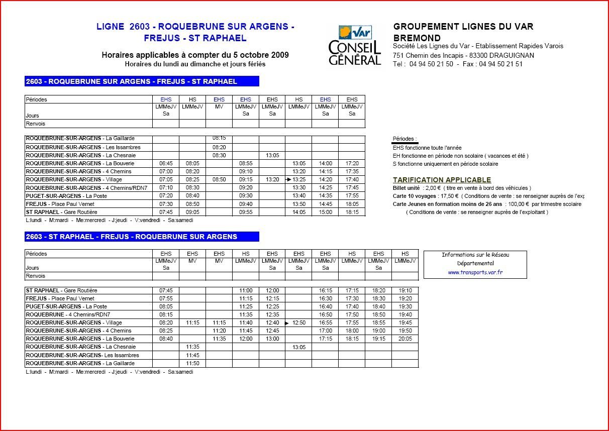 Horaires de Bus desservant Roquebrune sur Argens Actualité jeunesse à Roquebrune sur argens