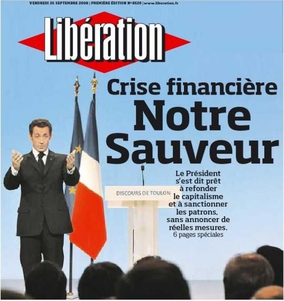 La une de Libé La une de Libé