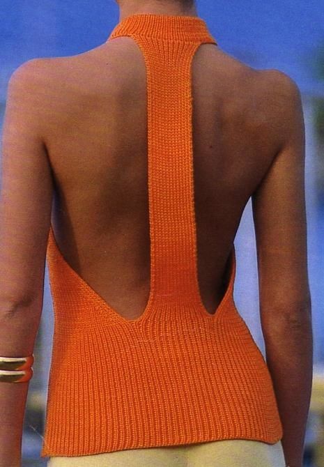 modele tricot dos nu femme