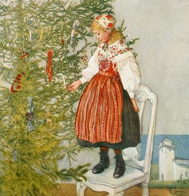 Carl Larsson l'arbre de Noel