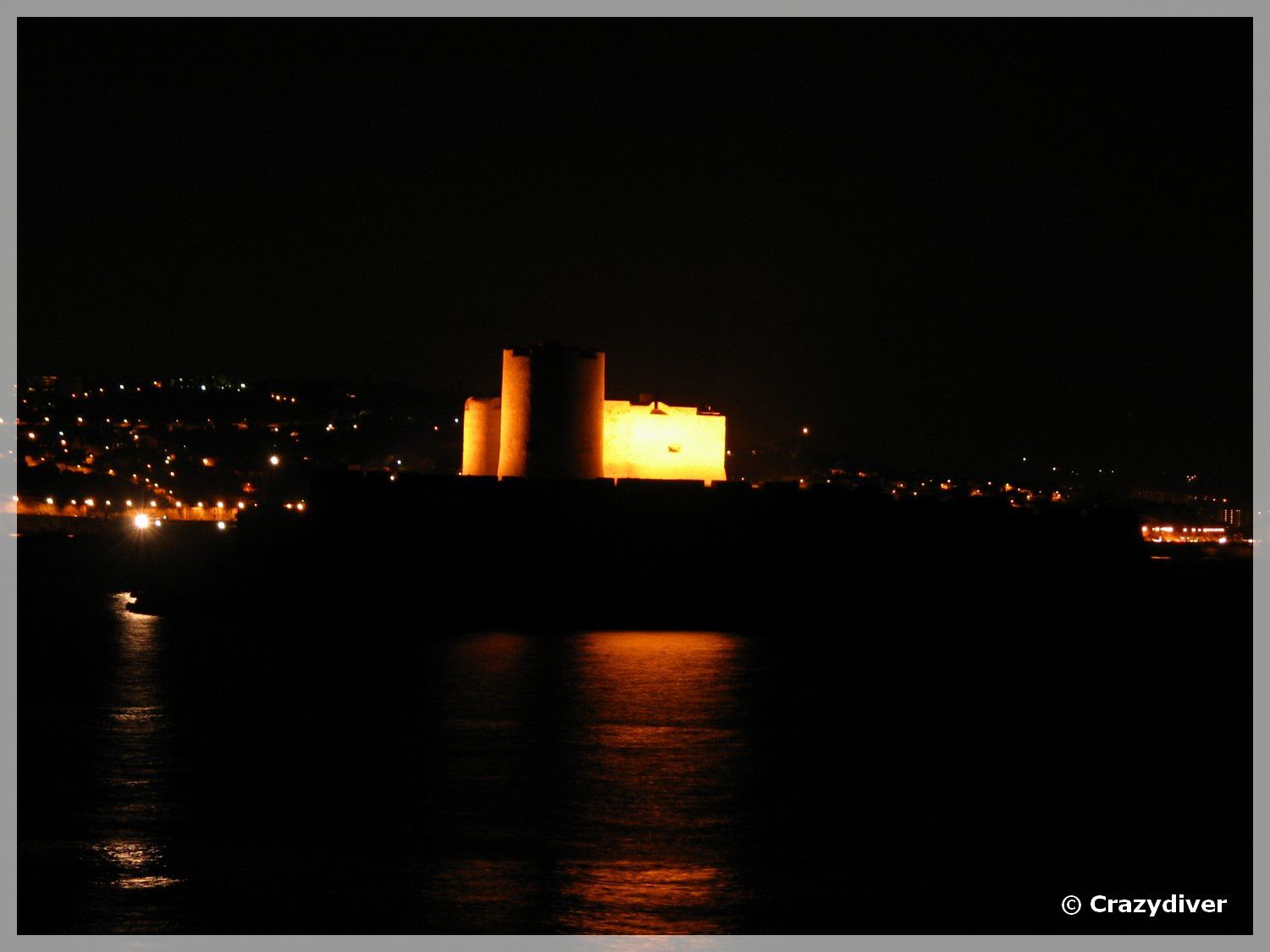 Le Chateau d'IF vue la nuit
