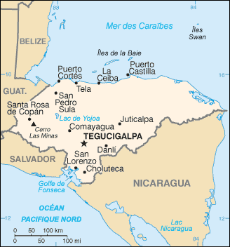 Honduras carte