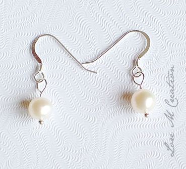 silver earrings, freshwater pearl, bijou, boucles oreilles, perles eau douce, argent, Lore M silver earrings, freshwater pearl, bijou, boucles oreilles, perles eau douce, argent, Lore M