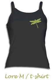 t-shirt libellule et pois, Lore M illustration t-shirt libellule et pois, Lore M illustration