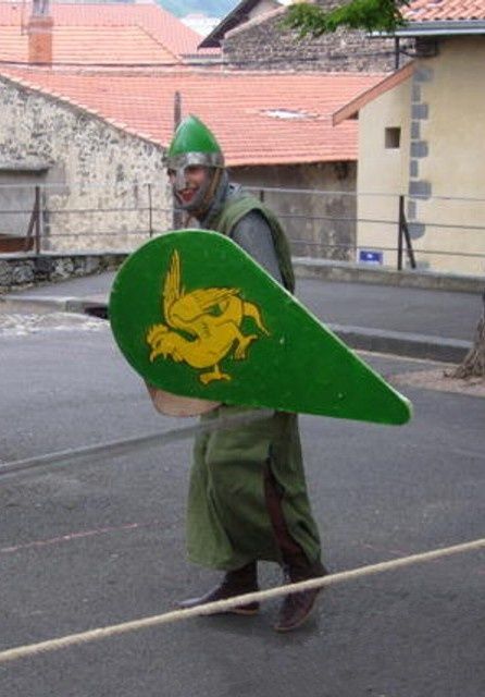 Bertrand de Marseivilla en tenue de combat.