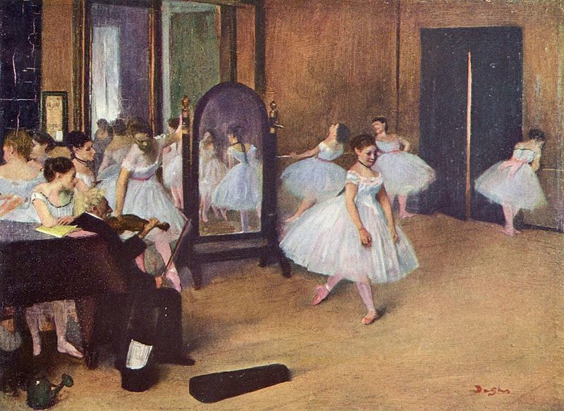 800px-Edgar Degas - Chasse de danse[2]