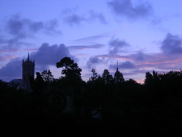 Vue depuis la fenetre de ma chambre d'hotel