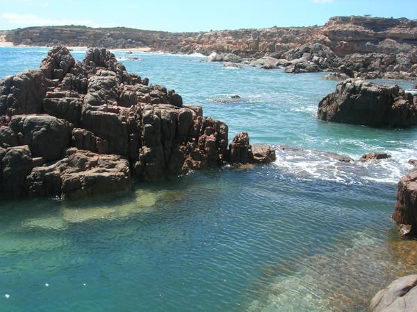 La piscine naturelle...