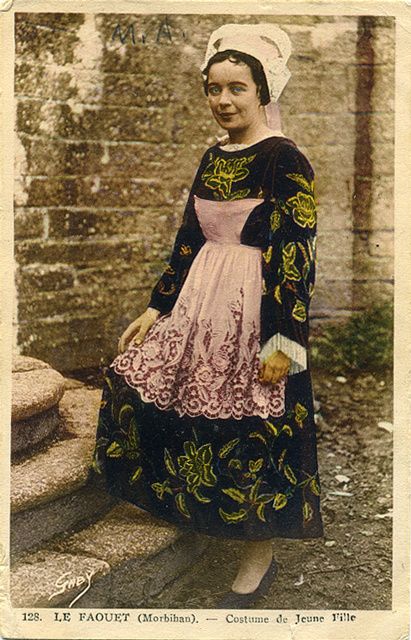 CP-BRETAGNE-jeunefille