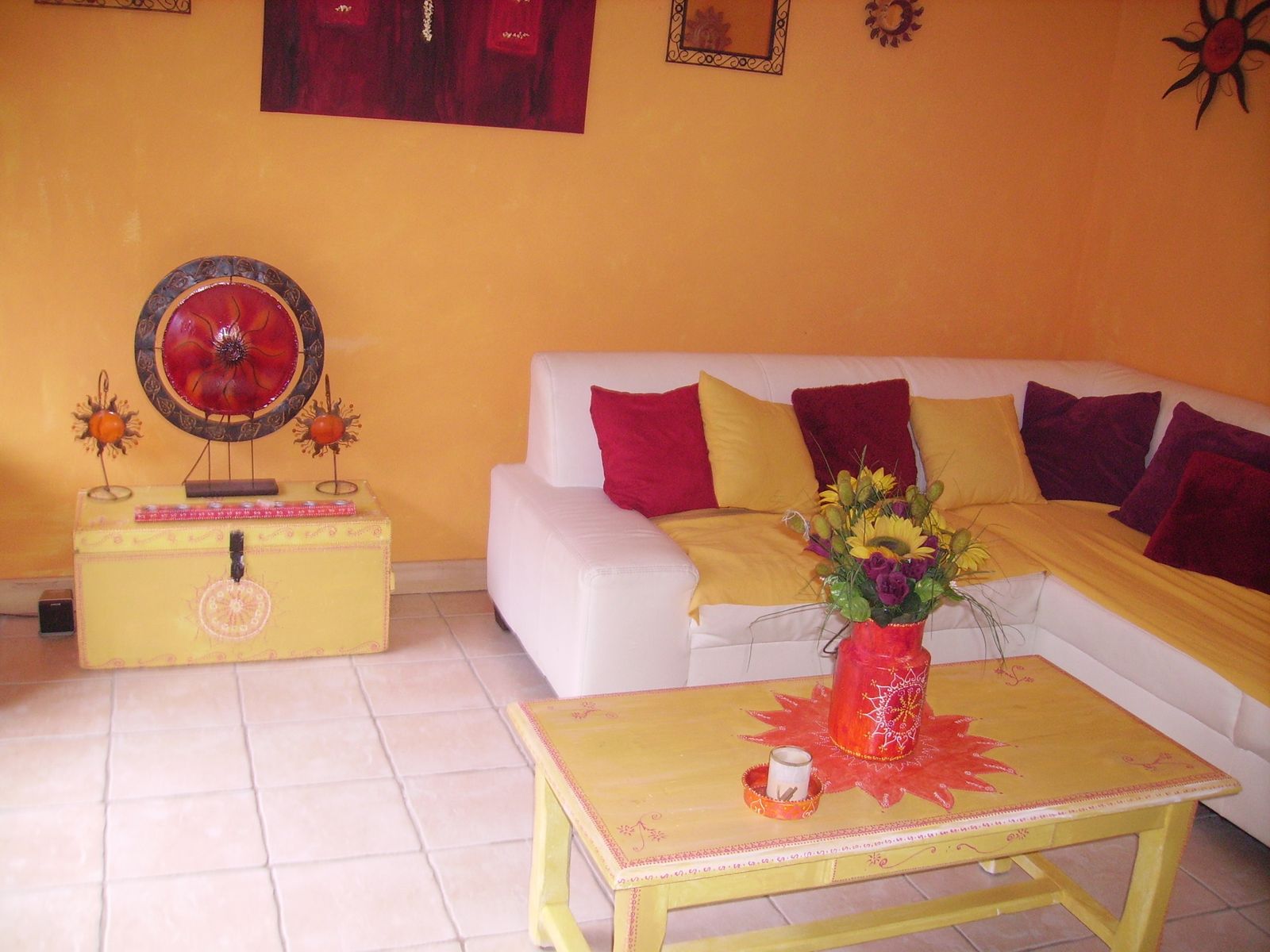 Mon salon en jaune! deco a la maison