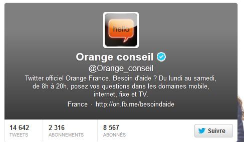 orange sur twitter