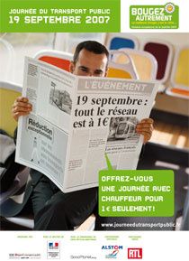 affiche Journée de transport public