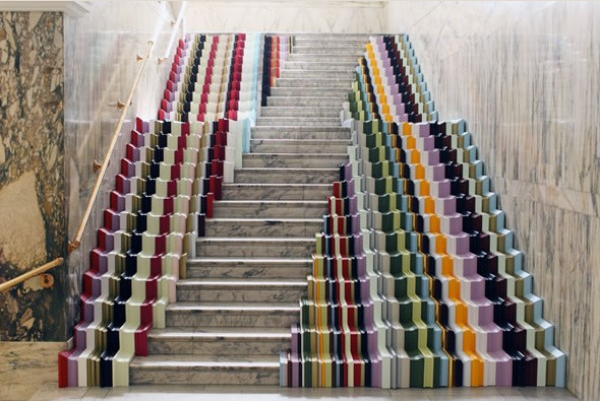 Decors d'escaliers : drôles et colorés le blog de adeline Escalier décor Métal