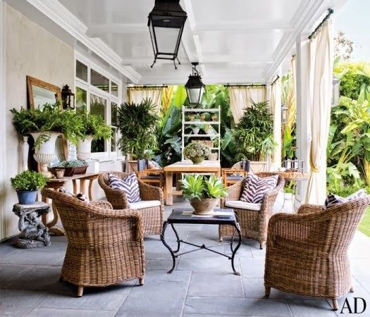 Veranda creole : la decorer le blog de adeline Plantes Véranda désign