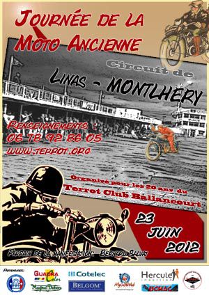23rd June 2012 THE ANTIQUE BIKE DAY - Montlhéry Autodrome Heritage  Preservation