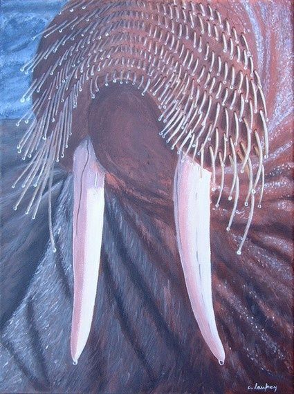Tableau acrylique morse Tableau morse