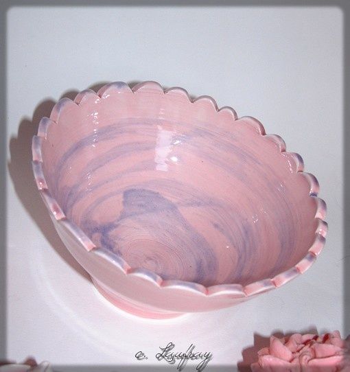coupelle bol rose mauve bol rose mauve