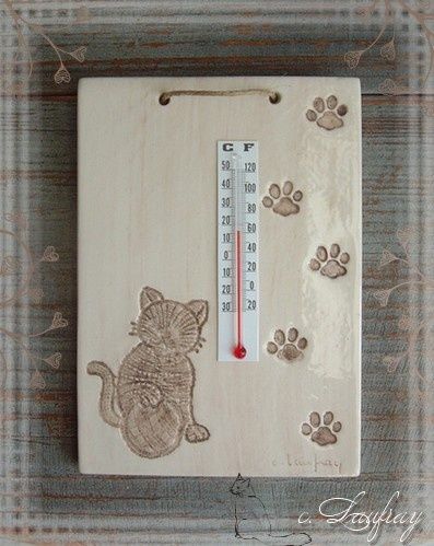 Thermometre chat couleur ficelle lin thermometre-chat-lin.1z.jpg