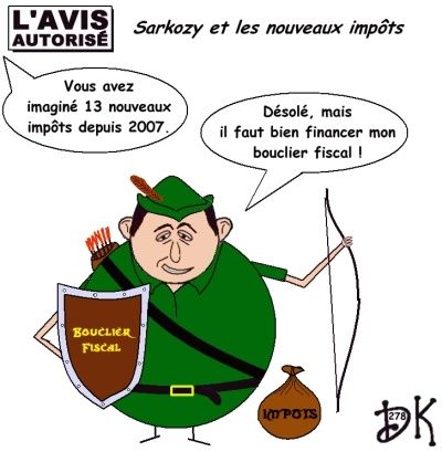Tags : Nicolas Sarkozy, bouclier fiscal, loi TEPA, Christine Lagarde, impôts, baisse des impôts, gouvernement, UMP, gauche, droite, PS, franchise médicale, mutuelles assurances, intéressement et participation, stock-options, téléphone et internet, chaînes privées, malus auto, compagnies pétrolières, Total, prime à la cuve, ordinateurs et clés USB, pêcheurs, dessin humour, l'avis autorisé Tags : Nicolas Sarkozy, bouclier fiscal, loi TEPA, Christine Lagarde, impôts, baisse des impôts, gouvernement, UMP, gauche, droite, PS, franchise médicale, mutuelles assurances, intéressement et participation, stock-options, téléphone et internet, chaînes privées, malus auto, compagnies pétrolières, Total, prime à la cuve, ordinateurs et clés USB, pêcheurs, dessin humour, l'avis autorisé