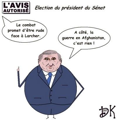 Tags : Sénat, haute Assemblée, Sénateurs,Lionel Jospin, UMP, PS, Gouvernement, Jean-Pierre Raffarin, Gérard Larcher, Jean-Pierre Chevènement, Serge Dassault, Marcel Dassault, Cour des Comptes, Afghanistan, vote président du Sénat, anomalie démocratique, alternance, dessin humour, gag, l'avis autorisé Tags : Sénat, haute Assemblée, Sénateurs,Lionel Jospin, UMP, PS, Gouvernement, Jean-Pierre Raffarin, Gérard Larcher, Jean-Pierre Chevènement, Serge Dassault, Marcel Dassault, Cour des Comptes, Afghanistan, vote président du Sénat, anomalie démocratique, alternance, dessin humour, gag, l'avis autorisé