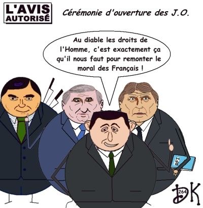 Tags : Jeux Olympiques de Pékin 2008, cérémonie d'ouverture des J.O., JO, Droits de l'Homme, Nicolas Sarkozy, George W Bush, manifestation pro-tibétains, ambassade de Chine en France, ming gong, travailleurs migrants chinois, 110 euros par mois, Hu Jintao, dessin humour, l'avis autorisé, François Fillon, Jean-Pierre Raffarin, Bernard Kouchner Tags : Jeux Olympiques de Pékin 2008, cérémonie d'ouverture des J.O., JO, Droits de l'Homme, Nicolas Sarkozy, George W Bush, manifestation pro-tibétains, ambassade de Chine en France, ming gong, travailleurs migrants chinois, 110 euros par mois, Hu Jintao, dessin humour, l'avis autorisé, François Fillon, Jean-Pierre Raffarin, Bernard Kouchner