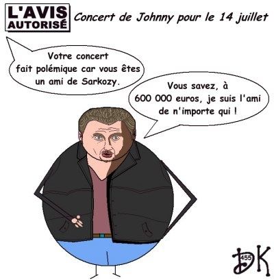 Tags : festivités du 14 juillet, feux d'artifice,, pétards, bals musettes, défilé militaires, marcher au pas, garden party, Sarkozie, Nicolas Sarkozy, concert gratuit, petits fours, Johnny Halliday, 500 000 euros, 600 000 euros, exilé fiscal, résident Suisse, ami personnel du président de la république, symbole, l'avis autorisé, dessin humoristique, gag politique, joke, parodie, image, humour Tags : festivités du 14 juillet, feux d'artifice,, pétards, bals musettes, défilé militaires, marcher au pas, garden party, Sarkozie, Nicolas Sarkozy, concert gratuit, petits fours, Johnny Halliday, 500 000 euros, 600 000 euros, exilé fiscal, résident Suisse, ami personnel du président de la république, symbole, l'avis autorisé, dessin humoristique, gag politique, joke, parodie, image, humour