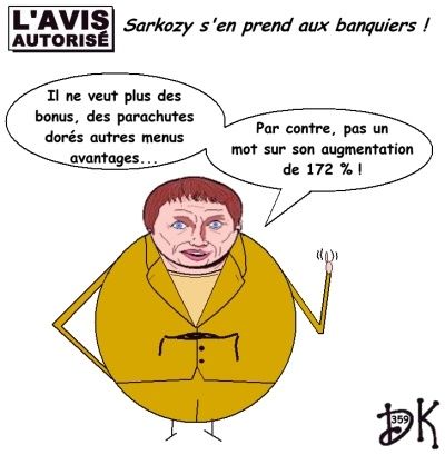 Tags : Nicolas Sarkozy, plan de relance de l'économie, Patrick Devedjian, banques, banquiers, prêts, capital, crédit, faillites, médiateur, voeux présidentielles, Grande Bretagne, USA, Etats Unis, pouvoir d'achat, baisse d'impôts, sécurité, voitures qui brûlent au nouvel an, Laurence Parisot, dessin humour, gag politique Tags : Nicolas Sarkozy, plan de relance de l'économie, Patrick Devedjian, banques, banquiers, prêts, capital, crédit, faillites, médiateur, voeux présidentielles, Grande Bretagne, USA, Etats Unis, pouvoir d'achat, baisse d'impôts, sécurité, voitures qui brûlent au nouvel an, Laurence Parisot, dessin humour, gag politique
