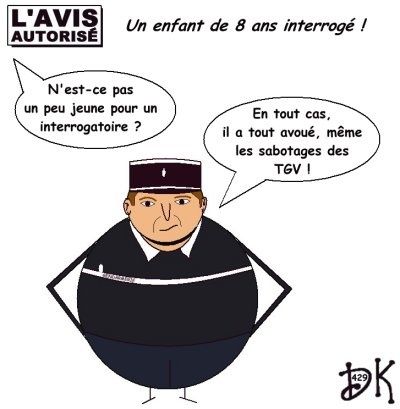 Tags : Gendarmes de St Tropez, Cergy, nudistes sur la plage, Nicolas Sarkozy même pas nu, UMP, gouvernement, politique sécuritaire, audition d'un enfant de 8 ans, plainte des parents, enfants de 6 et 10 ans au poste, école, bagarre, police, arrestation, bébé, crèche, classe,l'avis autorisé, dessin humoristique, gag politique, humour image Tags : Gendarmes de St Tropez, Cergy, nudistes sur la plage, Nicolas Sarkozy même pas nu, UMP, gouvernement, politique sécuritaire, audition d'un enfant de 8 ans, plainte des parents, enfants de 6 et 10 ans au poste, école, bagarre, police, arrestation, bébé, crèche, classe,l'avis autorisé, dessin humoristique, gag politique, humour image