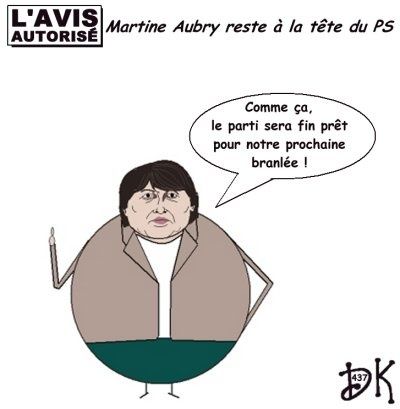 Tags : l'avis autorisé, dessin humoristique, gag politique, image, humour, joke, Martine Aubry, PS, Parti Socialiste, élections européennes, 7 juin 2009, déroute, défaite, branlée, déconvenue, direction du PS, Ségolène Royal pas nue Tags : l'avis autorisé, dessin humoristique, gag politique, image, humour, joke, Martine Aubry, PS, Parti Socialiste, élections européennes, 7 juin 2009, déroute, défaite, branlée, déconvenue, direction du PS, Ségolène Royal pas nue