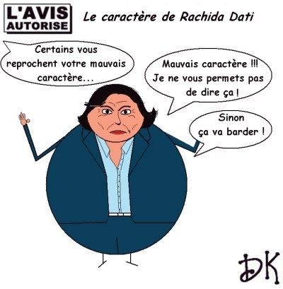 Le caractère de Rachida Dati