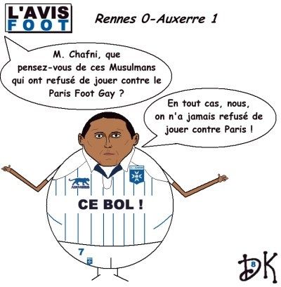 Tags : Kamel Chafni, Paris foot Gay, Créteil Bebel, musulmans pratiquants, homosexuels, homophobie, AJA, Auxerre, Football, Ligue 1, match, championnat, boycott, ballon, dessin humour, gag, drôle, parodie,c aricature, joke Tags : Kamel Chafni, Paris foot Gay, Créteil Bebel, musulmans pratiquants, homosexuels, homophobie, AJA, Auxerre, Football, Ligue 1, match, championnat, boycott, ballon, dessin humour, gag, drôle, parodie,c aricature, joke