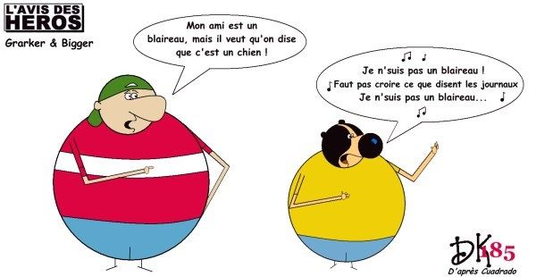 Tags : Parker & Badger, Spirou, Le journal de Mickey, bd, bande dessinée, Cuadrado, humour, album, l'avis des héros, strip humoristique, dessin humour, parodie, gag, joke, image, blaireau, chien Tags : Parker & Badger, Spirou, Le journal de Mickey, bd, bande dessinée, Cuadrado, humour, album, l'avis des héros, strip humoristique, dessin humour, parodie, gag, joke, image, blaireau, chien