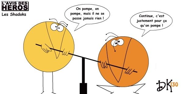 Tags : L'avis des Héros, les Shadoks, dessin animé, dessin humour, Claude Piéplu, Absurdité, nonsense, pomper, c'est tout pour aujourd'hui Tags : L'avis des Héros, les Shadoks, dessin animé, dessin humour, Claude Piéplu, Absurdité, nonsense, pomper, c'est tout pour aujourd'hui