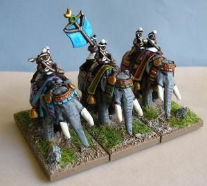 l'armée indienne Elephants-indiens