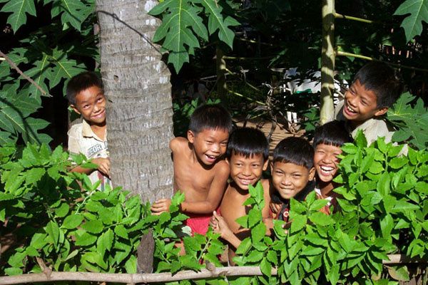 Rires enfants cambodgiens Rires enfants cambodgiens