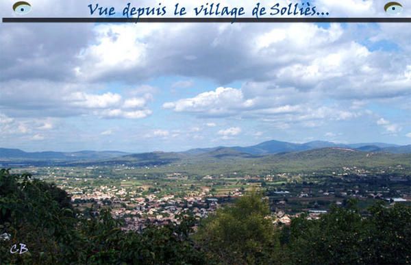vue depuis Solliès vue depuis Solliès
