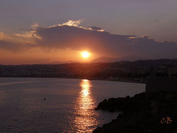 Nice coucher de soleil Nice coucher de soleil