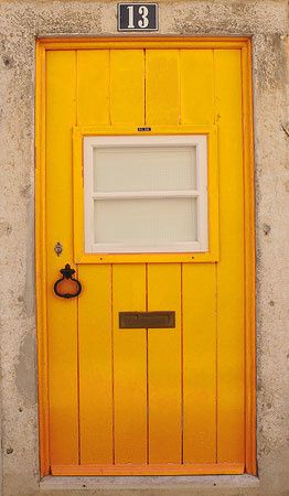porte jaune porte jaune