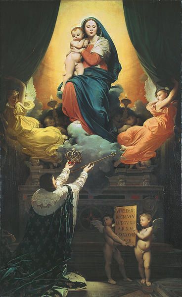 illustration Ingres : Le voeu de Louis XIII - 1820