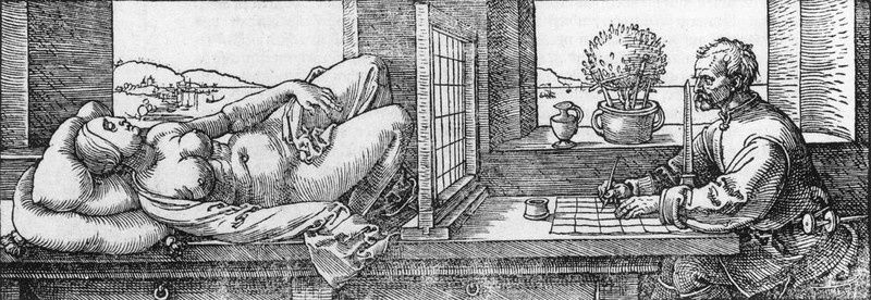 La femme couchée A. Dürer