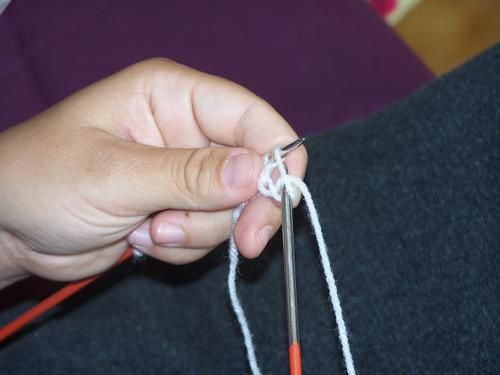 comment tricoter le premier rang