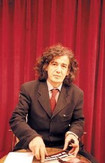 Ghislain Allon lors de la présentation de son émission