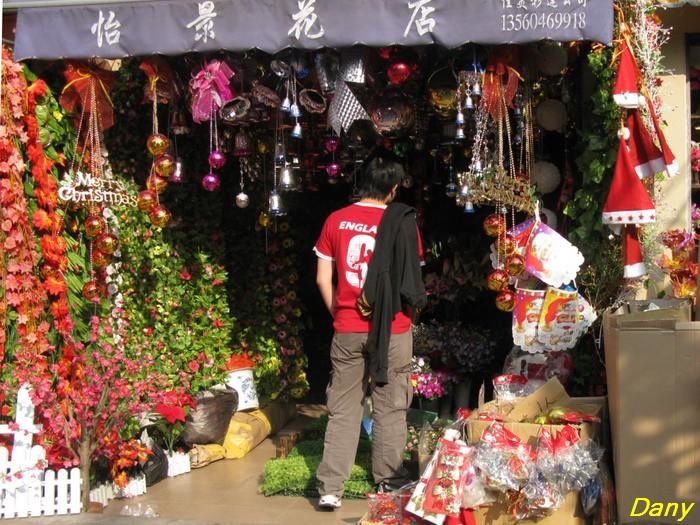 Marché de Noël en Chine en 2008